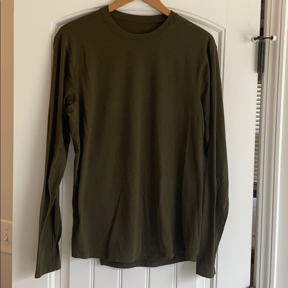 Men’s Lululemon Long Sleeve Shirt - Dark Green